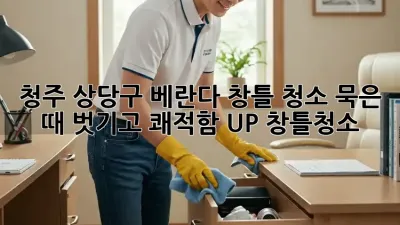 청주 상당구 베란다 창틀 청소✨ 묵은 때 벗기고 쾌적함 UP! #창틀청소
