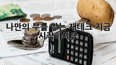 나만의 부를 쌓는 재테크, 지금 시작하세요! ✨